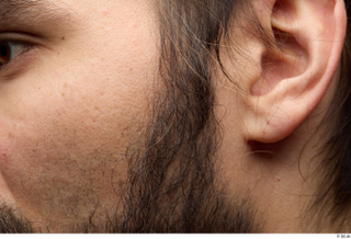 HD Face Skin Turgen cheek ear face skin pores skin…